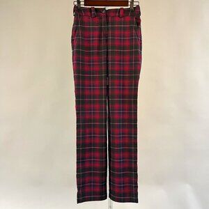 Nike Golf Tour Performance Women's Plaid Pants In Pink/Black Size 0